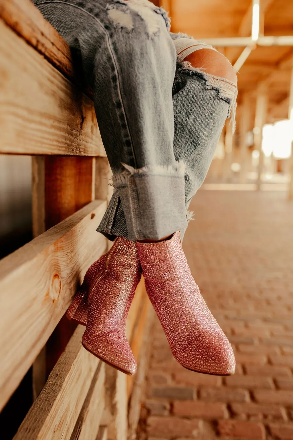 Nashville Rhinestone Cowgirl Booties