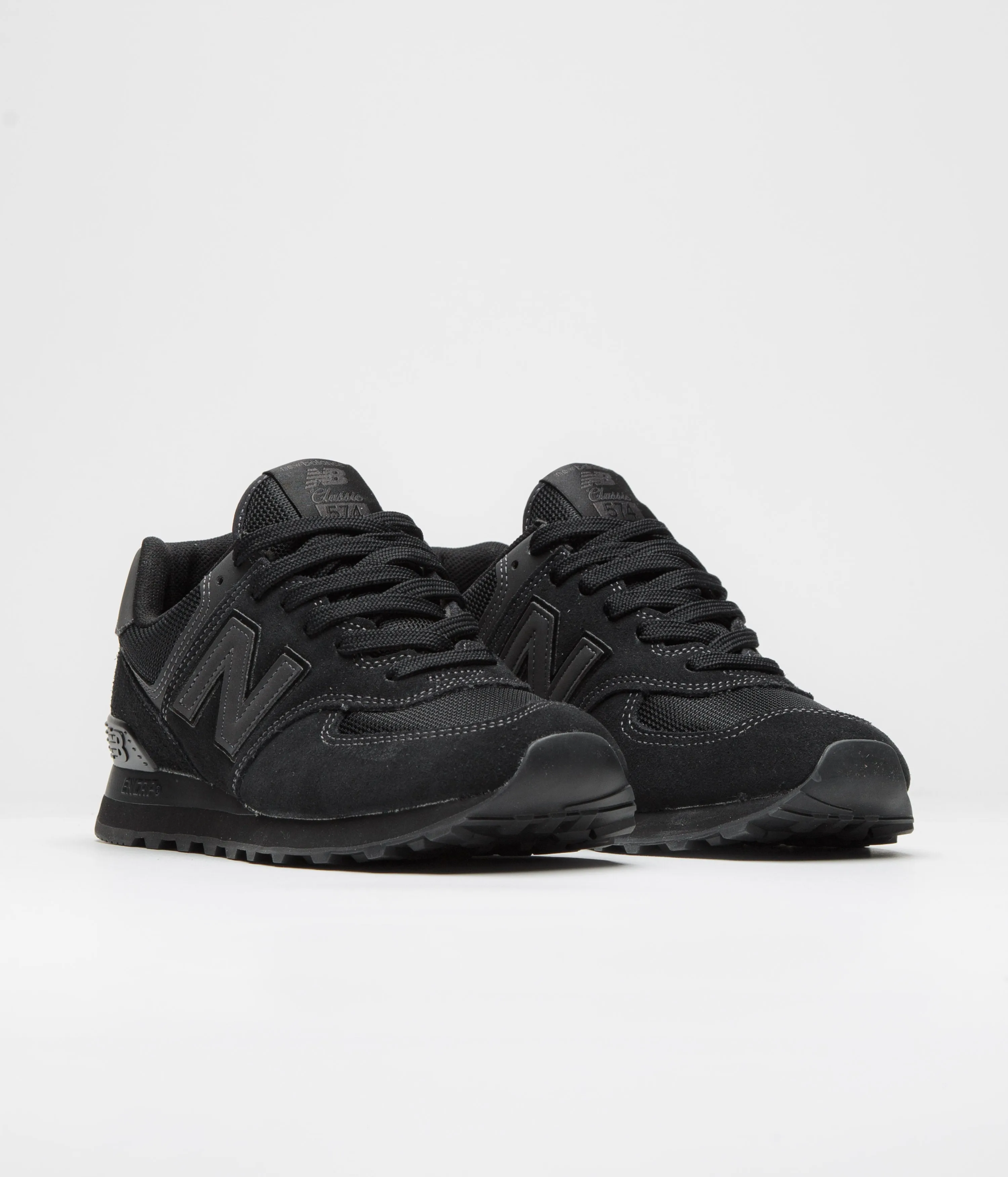 New Balance 574 Shoes - Black / Black