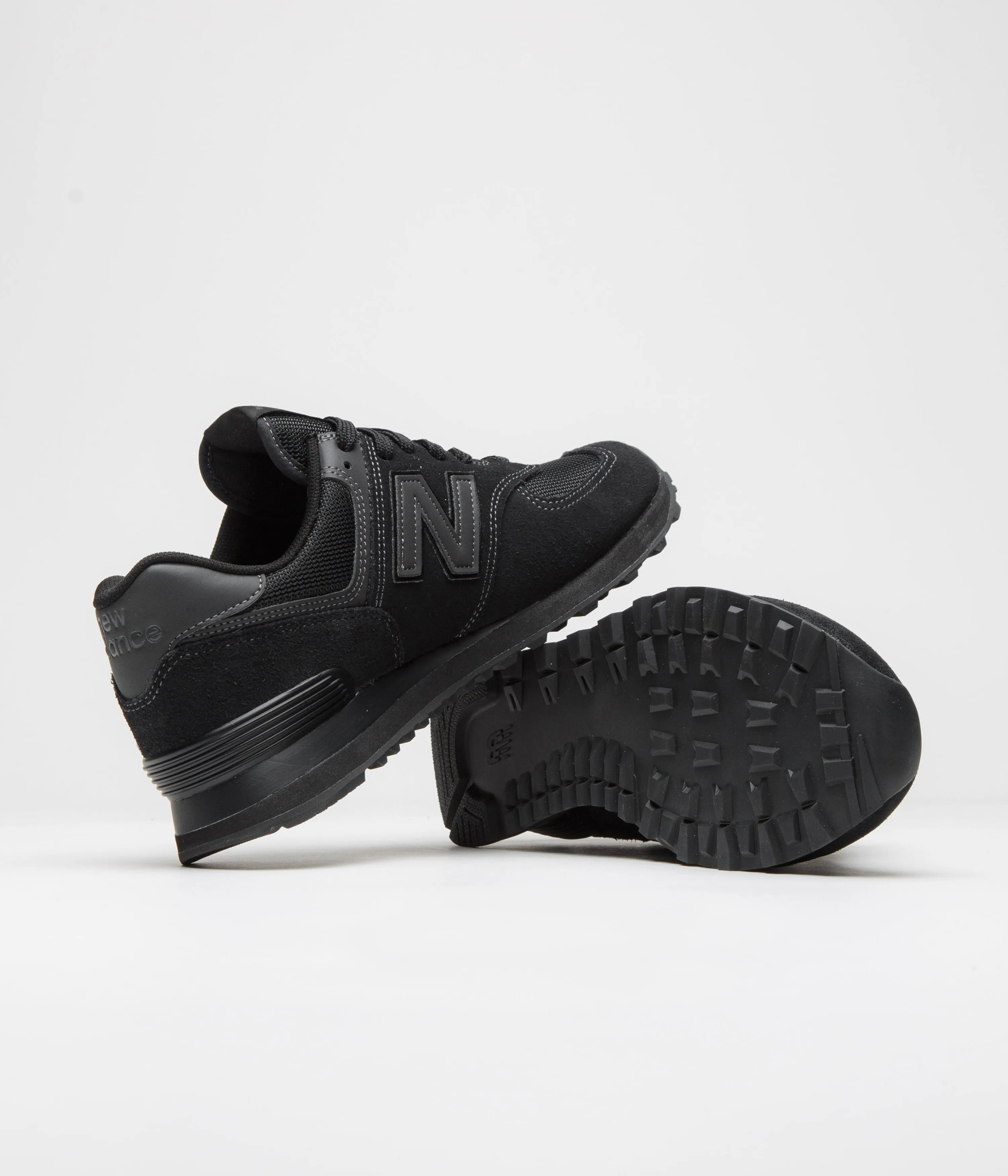 New Balance 574 Shoes - Black / Black