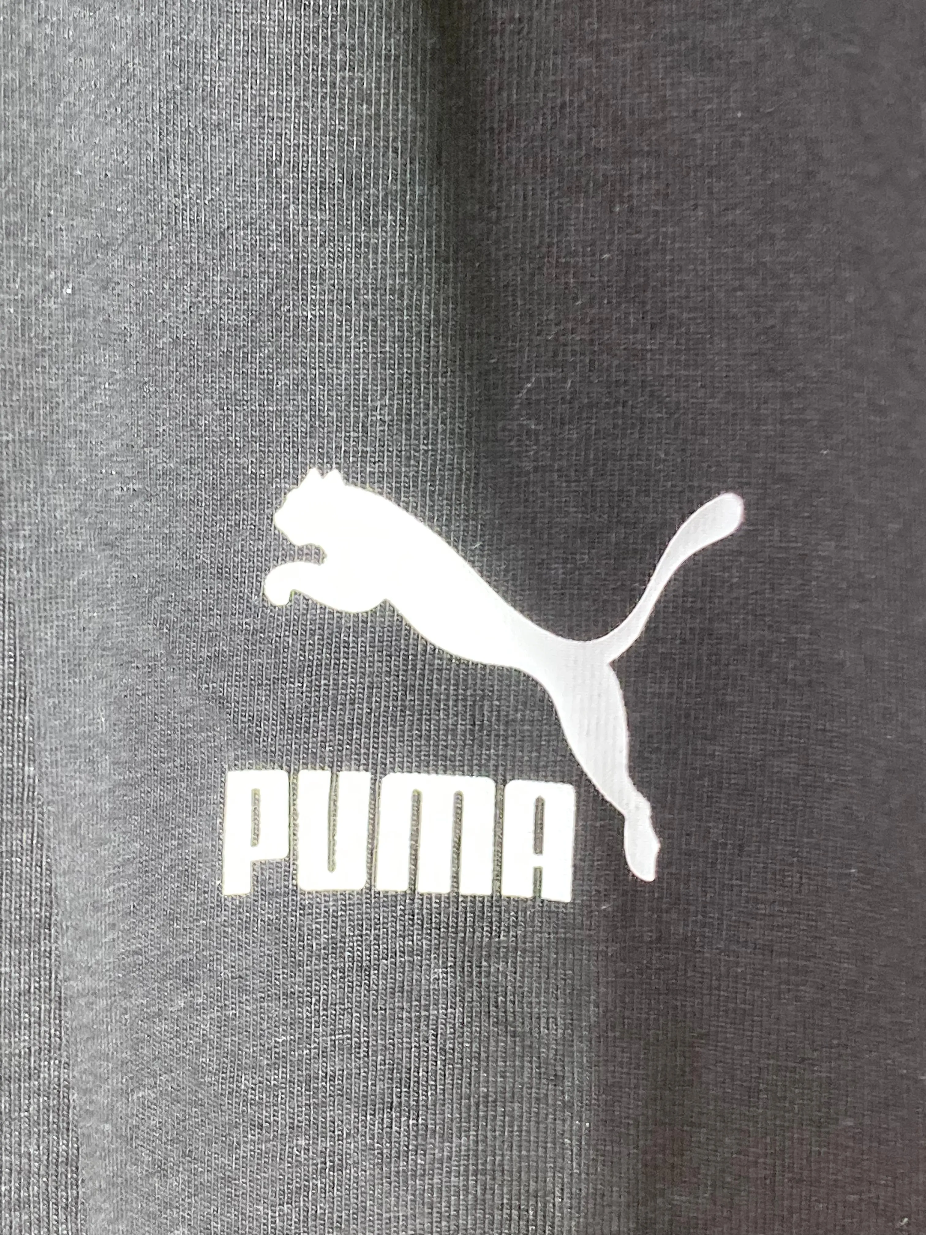 NEW! PUMA T7 MR LEGGING 2X Tight Fit Womens Track Pants Black White