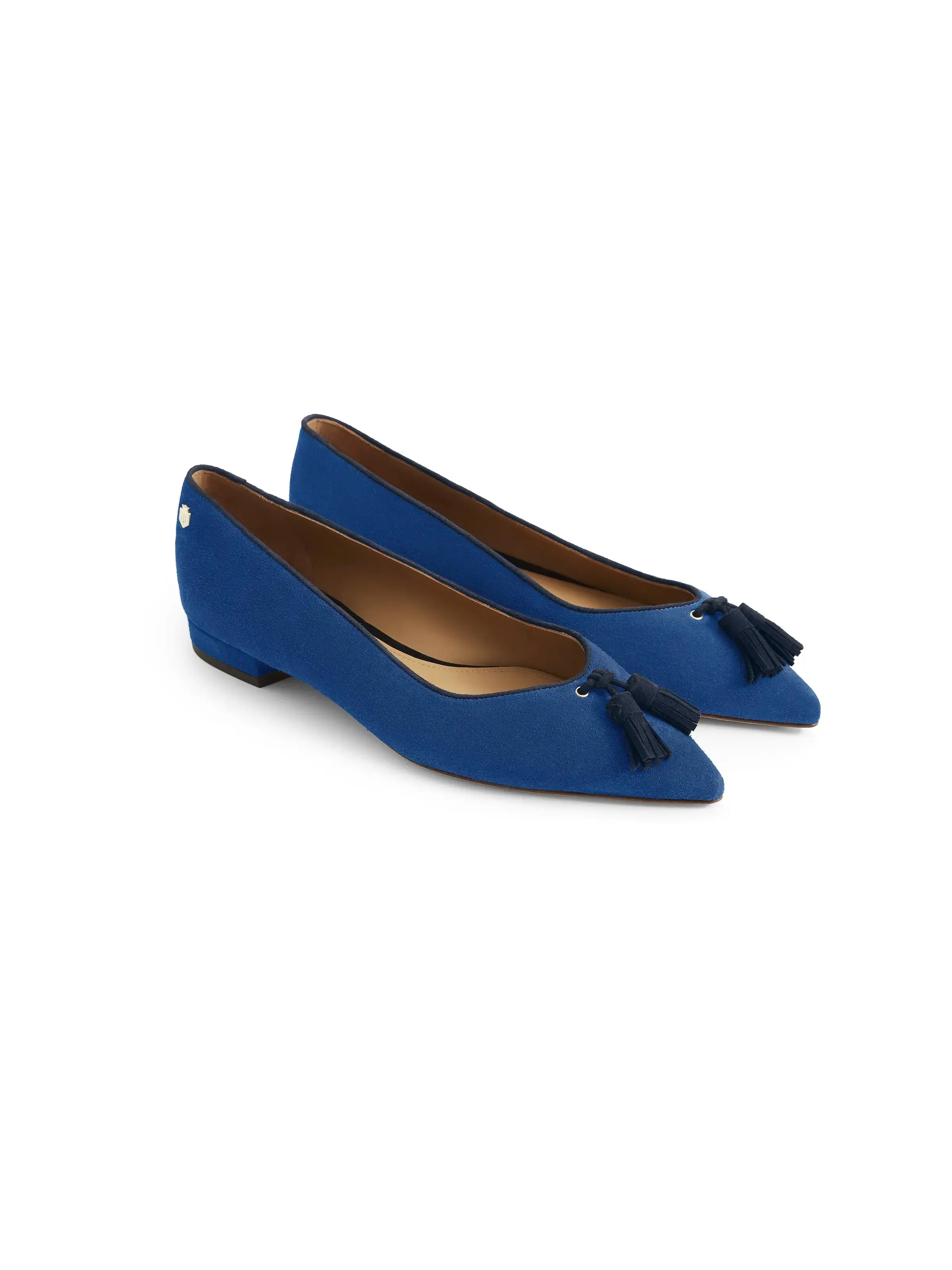 Newbury Pump - Porto Blue & Navy Suede