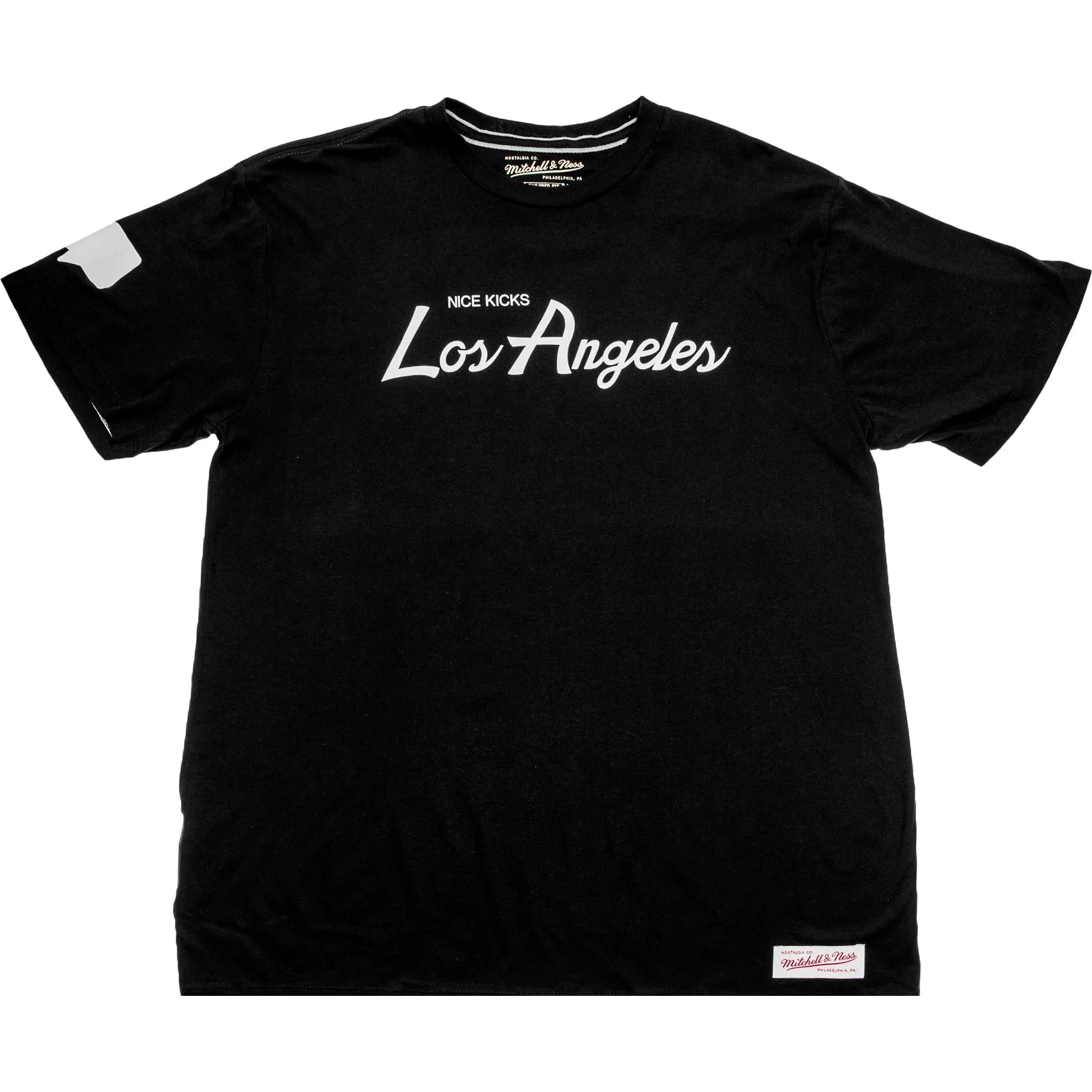 Nice Kicks X Mitchell & Ness Los Angeles Tee Men's - Black/White