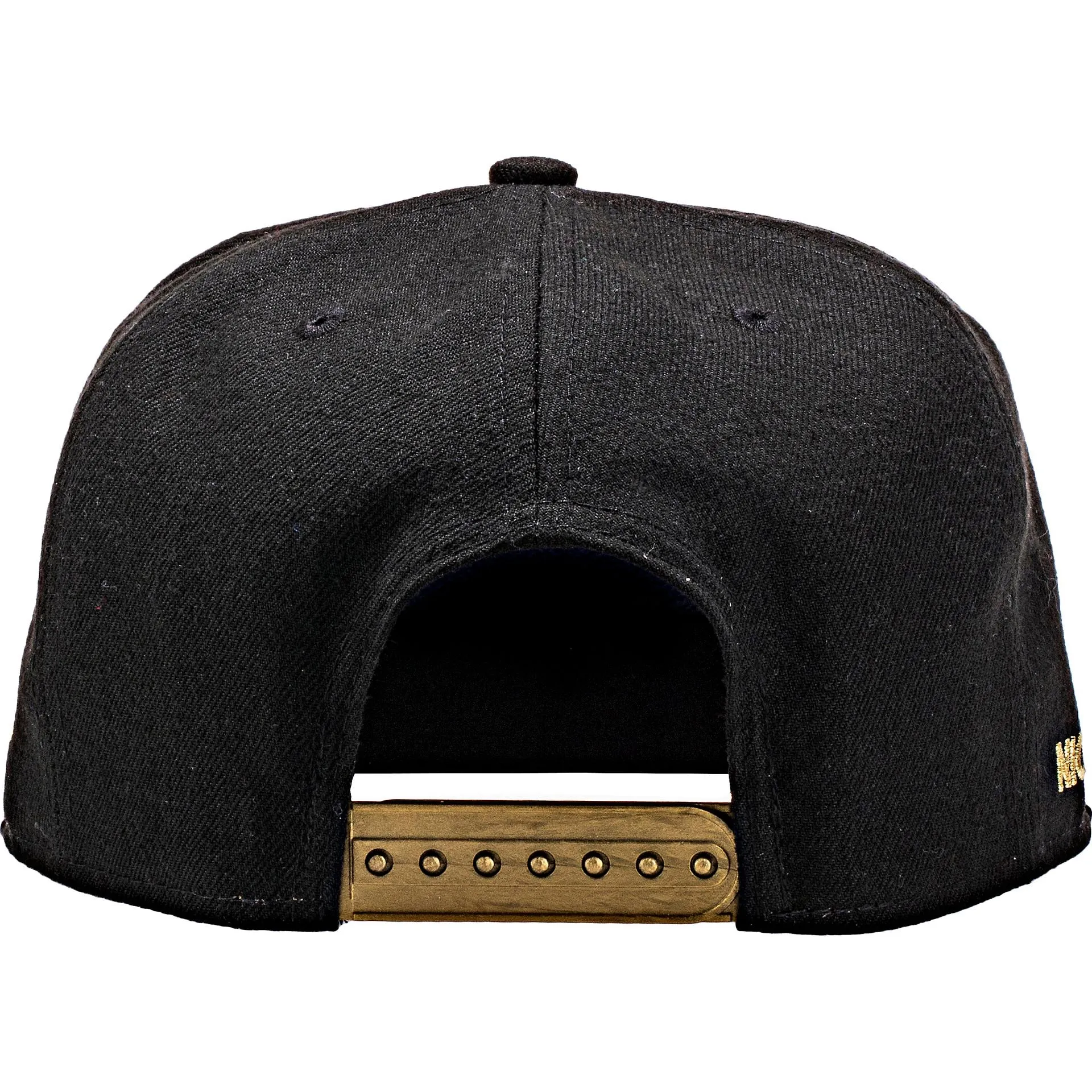 Nice Kicks X New Era Snapback Hat - Black/Metallic Gold