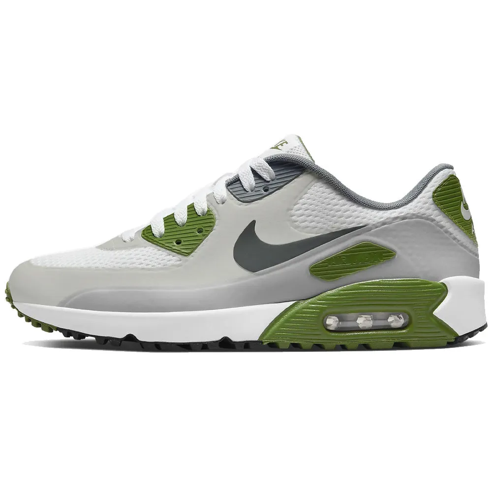 Nike Air Max 90G Spikeless Shoes - White/Light Smoke Grey/Grey Fog/Smoke Grey