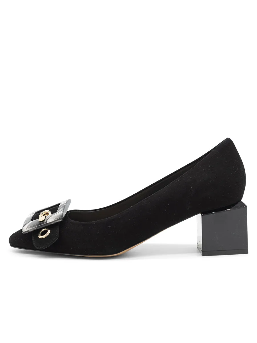 Nuri Block Heeled Pump