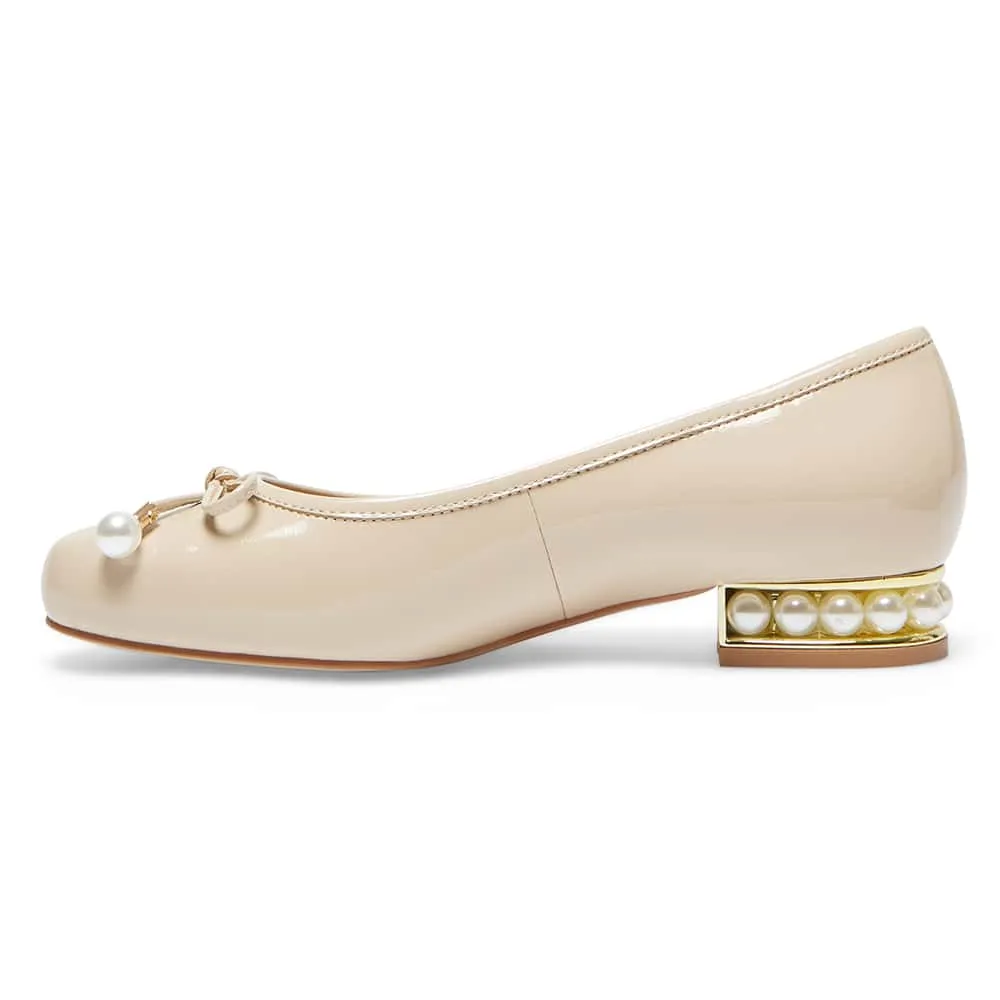 Paris Flat in Nude Patent