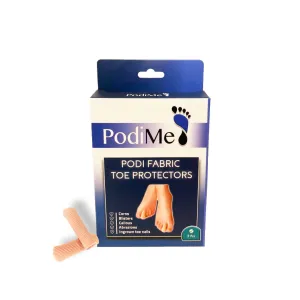 Podi Fabric toe protectors twin pack Size L (hallux)