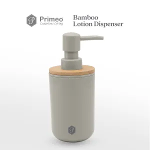 PRIMEO Premium Bamboo Soap Lotion Alcohol Dispenser