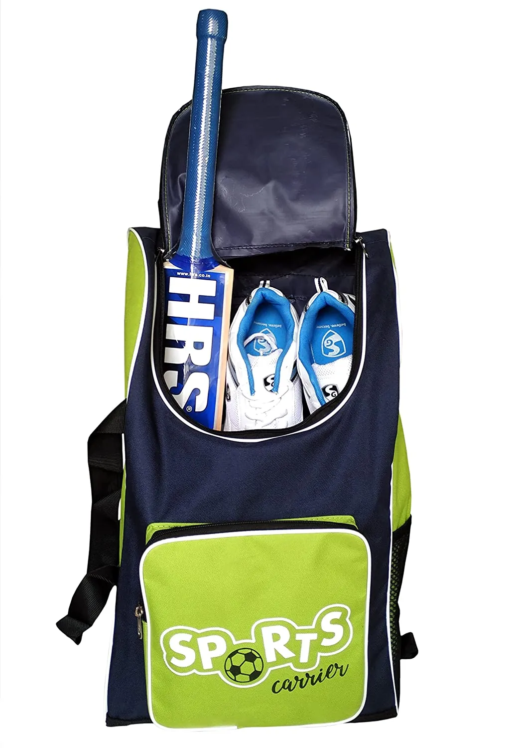 Prokick Sports Carrier Multi Utility Sports Bag - Ideal for kids (Green/Navy)