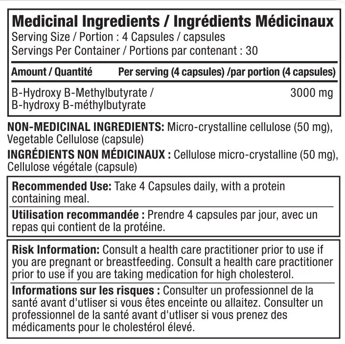 ProLine HMB (120 Caps)