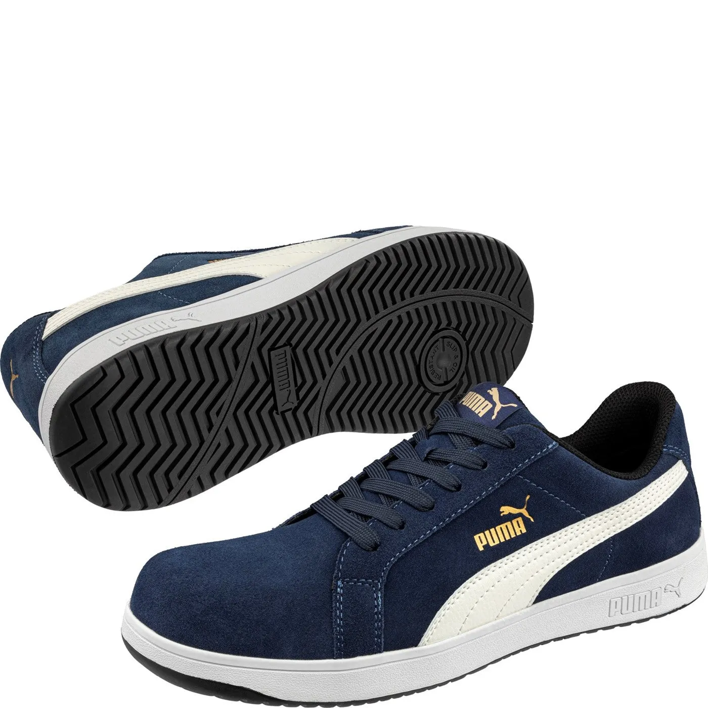 Puma Safety Iconic Low Safety Shoes S1PL Navy