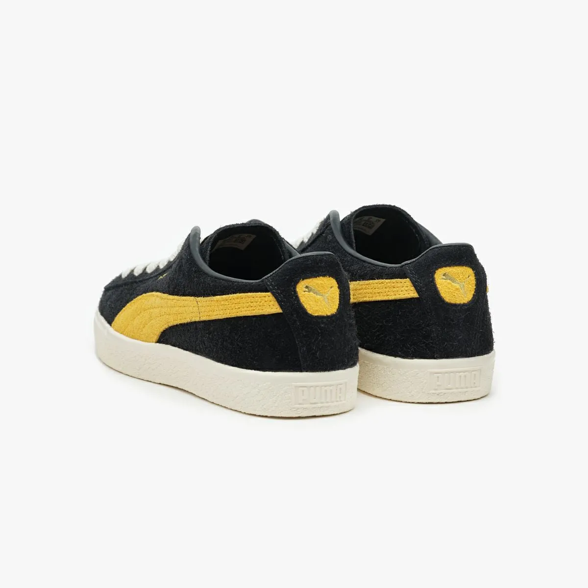 PUMA SUEDE VTG HAIRY SUEDE BLACK/MUSTARD SEED -KICKS LAB. EXCLUSIVE-