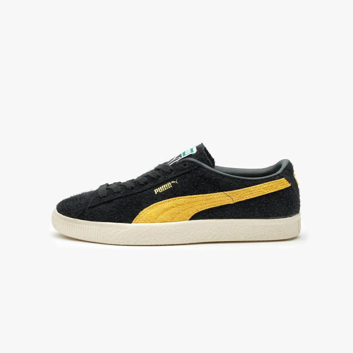 PUMA SUEDE VTG HAIRY SUEDE BLACK/MUSTARD SEED -KICKS LAB. EXCLUSIVE-