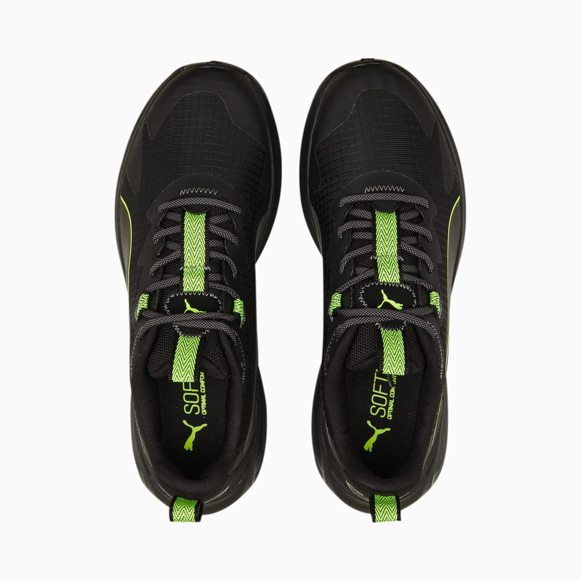 PUMA TWITCH RUNNER TRAIL - PUMA BLACK/LIME SQUEEZE