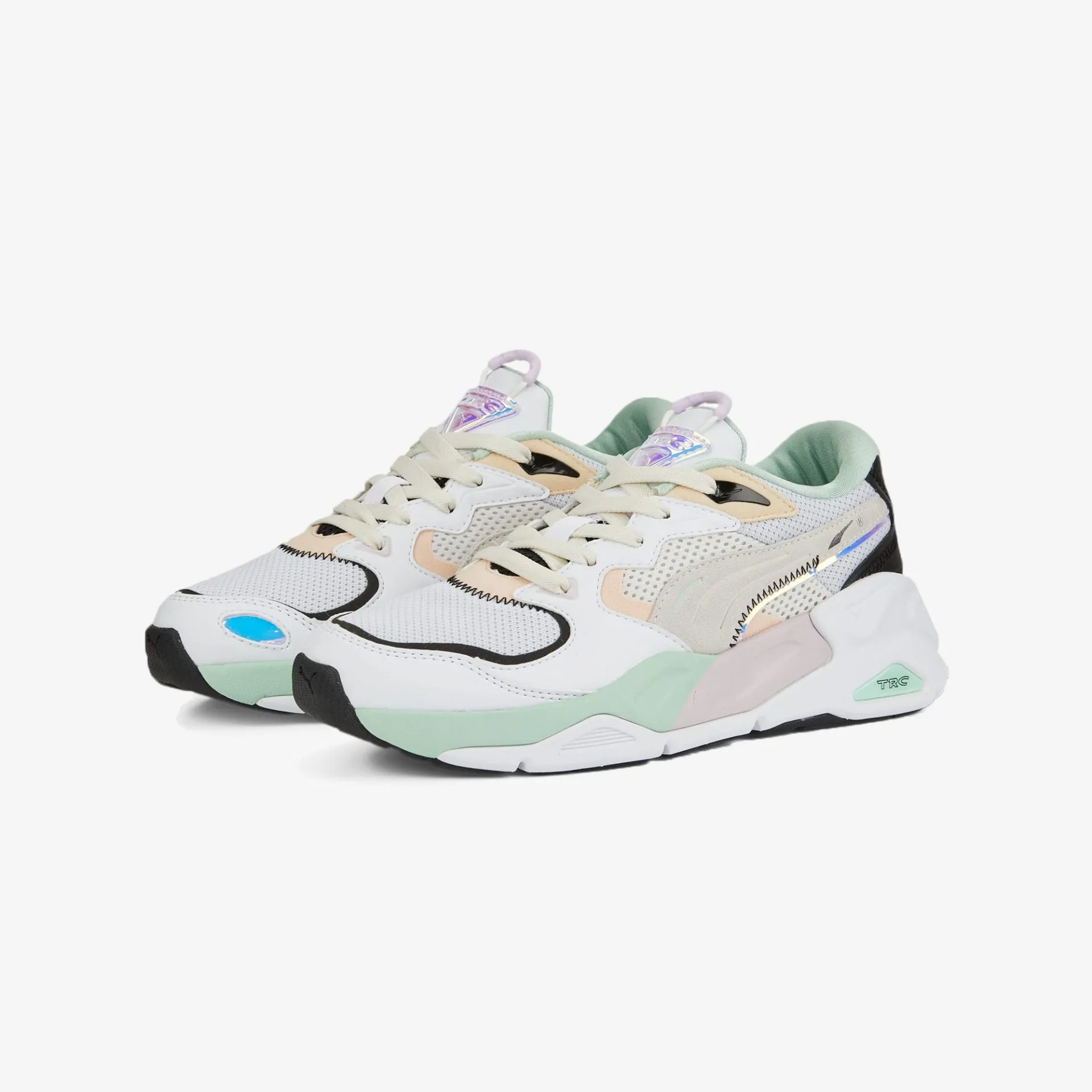 Puma | WMN'S TRC MIRA DIMENSIONS  { WHITE-NIMBUS CLOUD