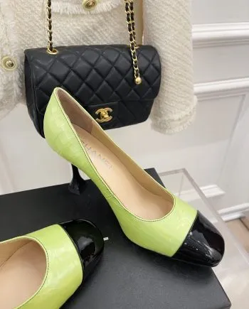 Pumps Green For Women 3.5in/9cm