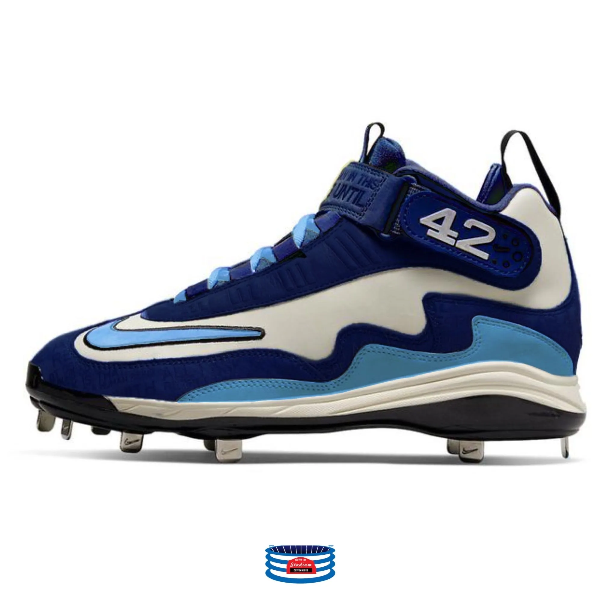 "Carolina" Nike Air Griffey 1 Cleats