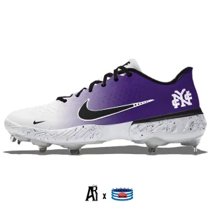 "CCNY" Nike Alpha Huarache Elite 3 Low Cleats