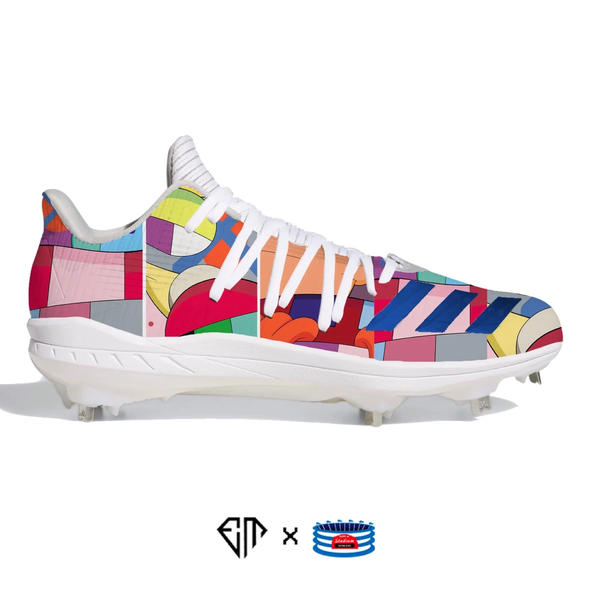 "Mosaic" Adidas Adizero Afterburner 6 Cleats