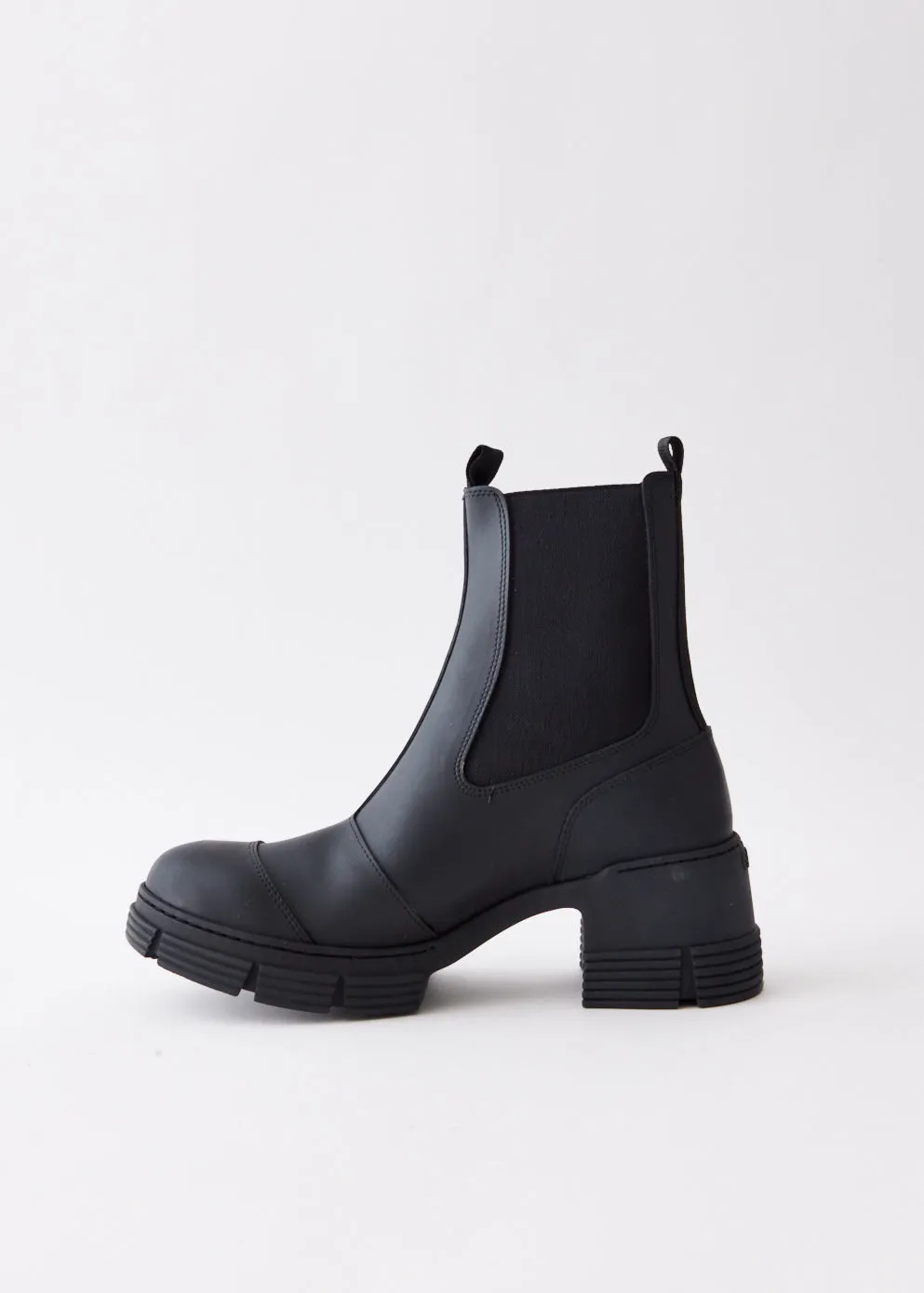 Recycled Rubber Heeled City Boots