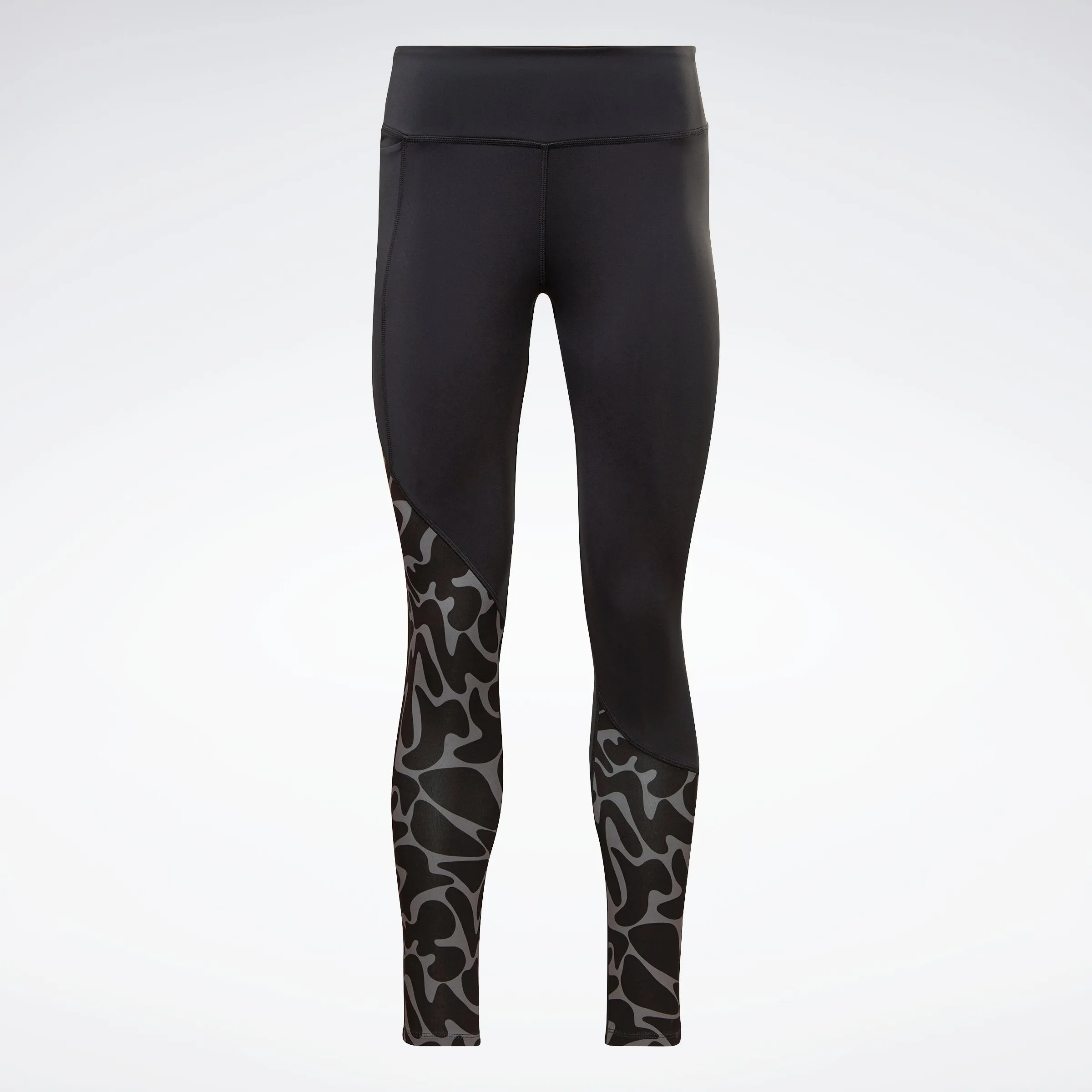 Reebok Apparel Women Running Printed Leggings Black