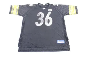 Reebok Logo Pittsburgh Steelers Jerome Bettis Football Jersey