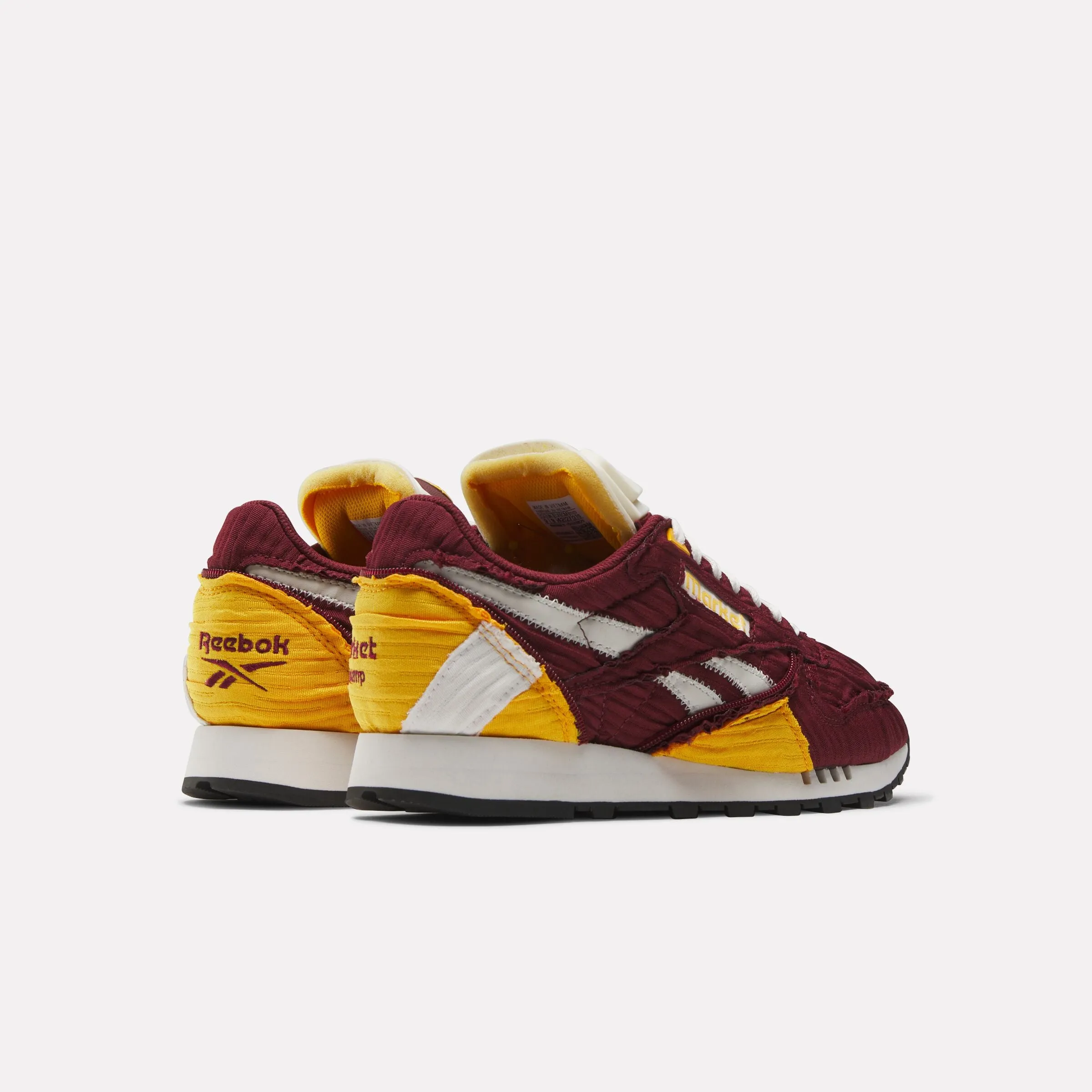 Reebok X Market Classic Leather Pump Classicburgundy/Collgold/Chalk