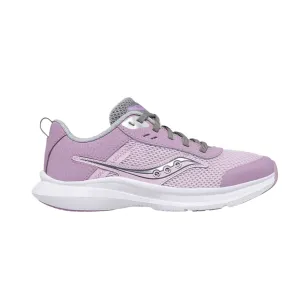 Saucony Orchid/Grey Axon 3 Children's Sneaker