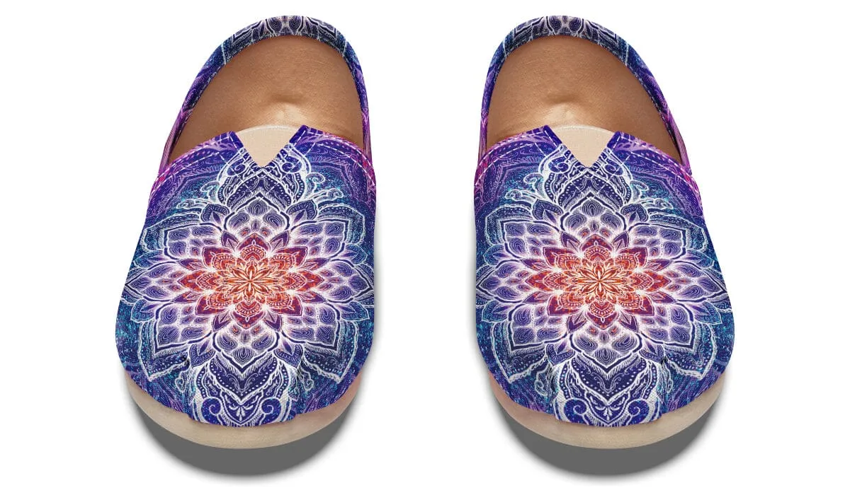 Spark Of Joy Mandala Casual Slip on Shoes