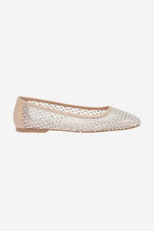 Steve Madden Auden Flats in Cream