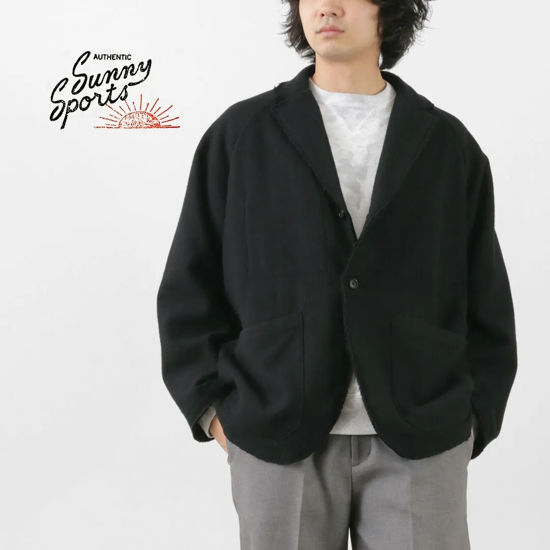 SUNNY SPORTS / Cut-off Notch Collar 2 Button Jacket