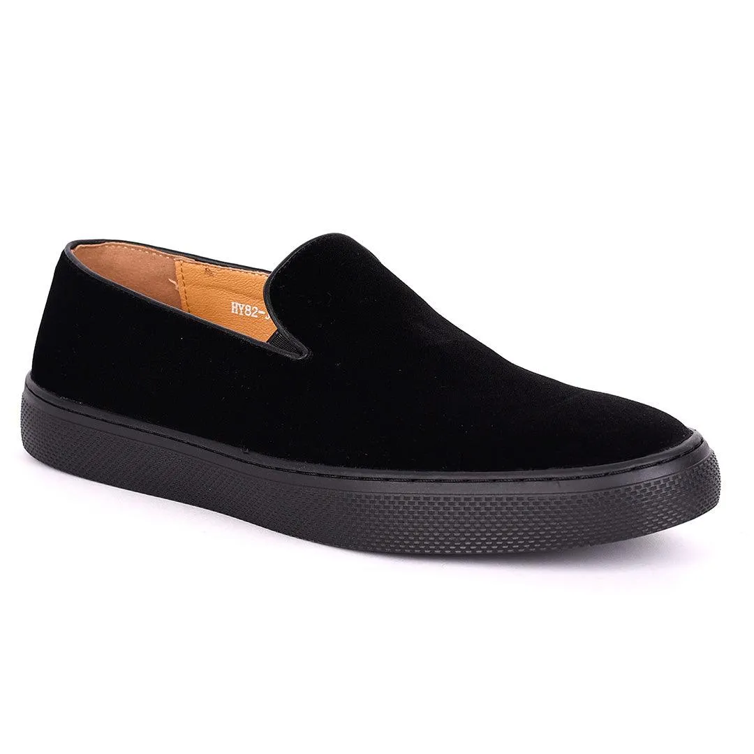 Terry Taylors  Black Full Suede Men's Sneaker Shoe