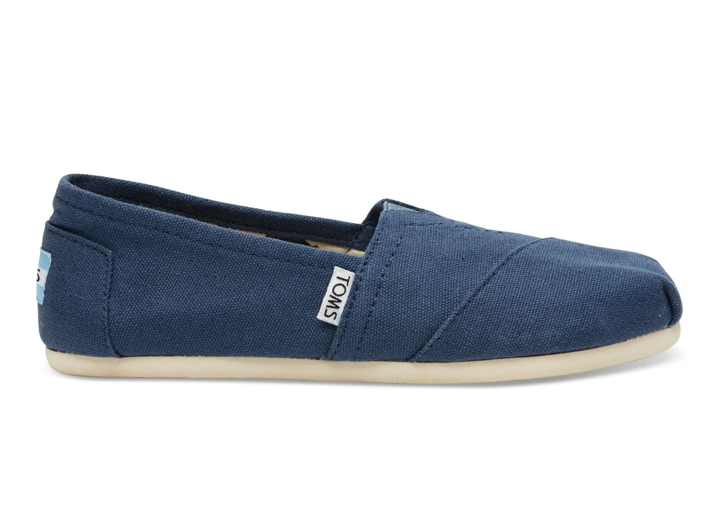 TOMS Classic Canvas Navy 6.5 Women's Shoes