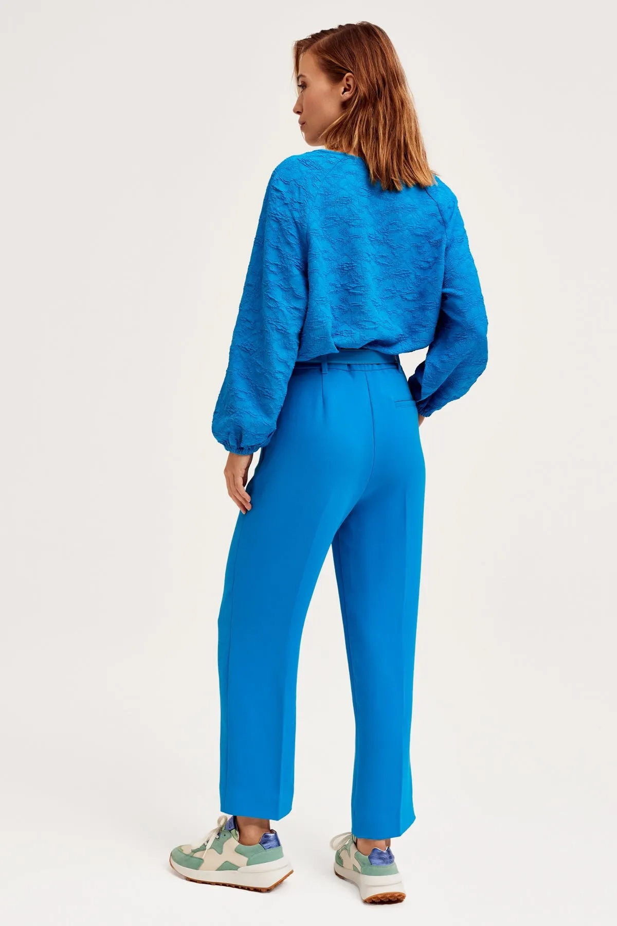 Tonks Ankle Trousers in Blue