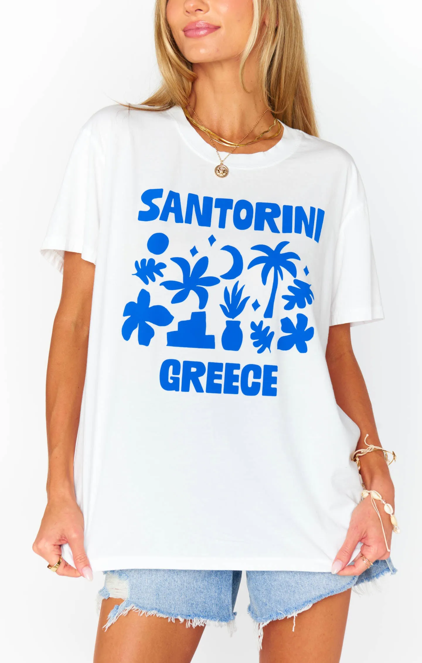 Travis Tee ~ Santorini Graphic