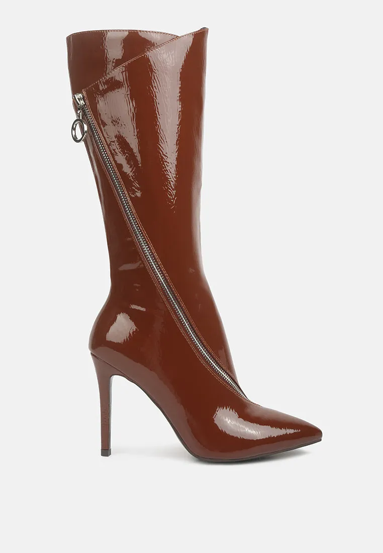 Tsaroh Zip Around Calf Boot