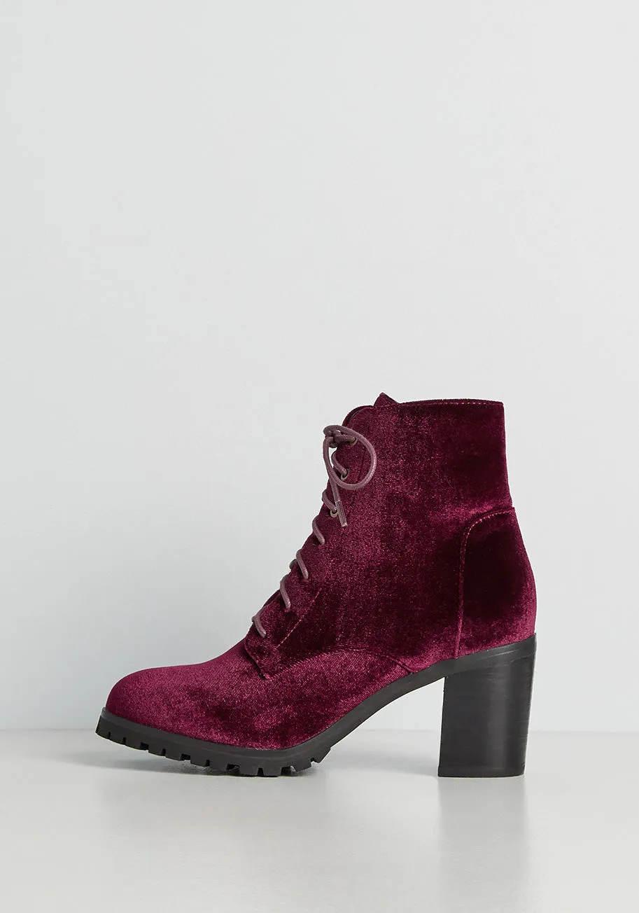 Velvet Vantage Point Ankle Boot