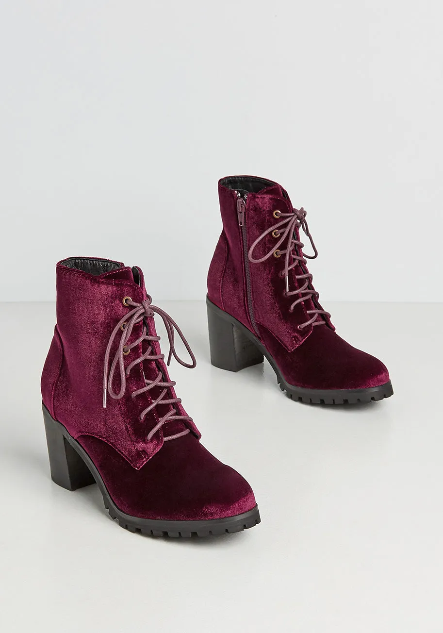 Velvet Vantage Point Ankle Boot