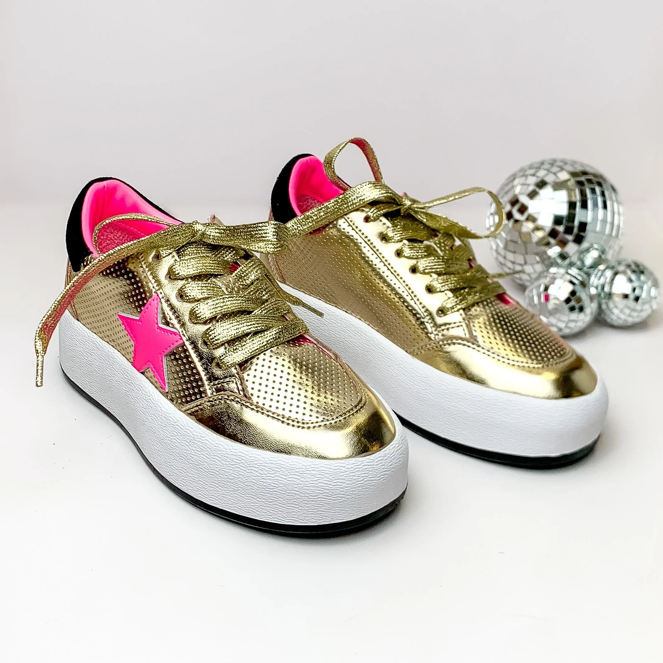 Vintage Havana | Balance Sneakers in Washed Gold