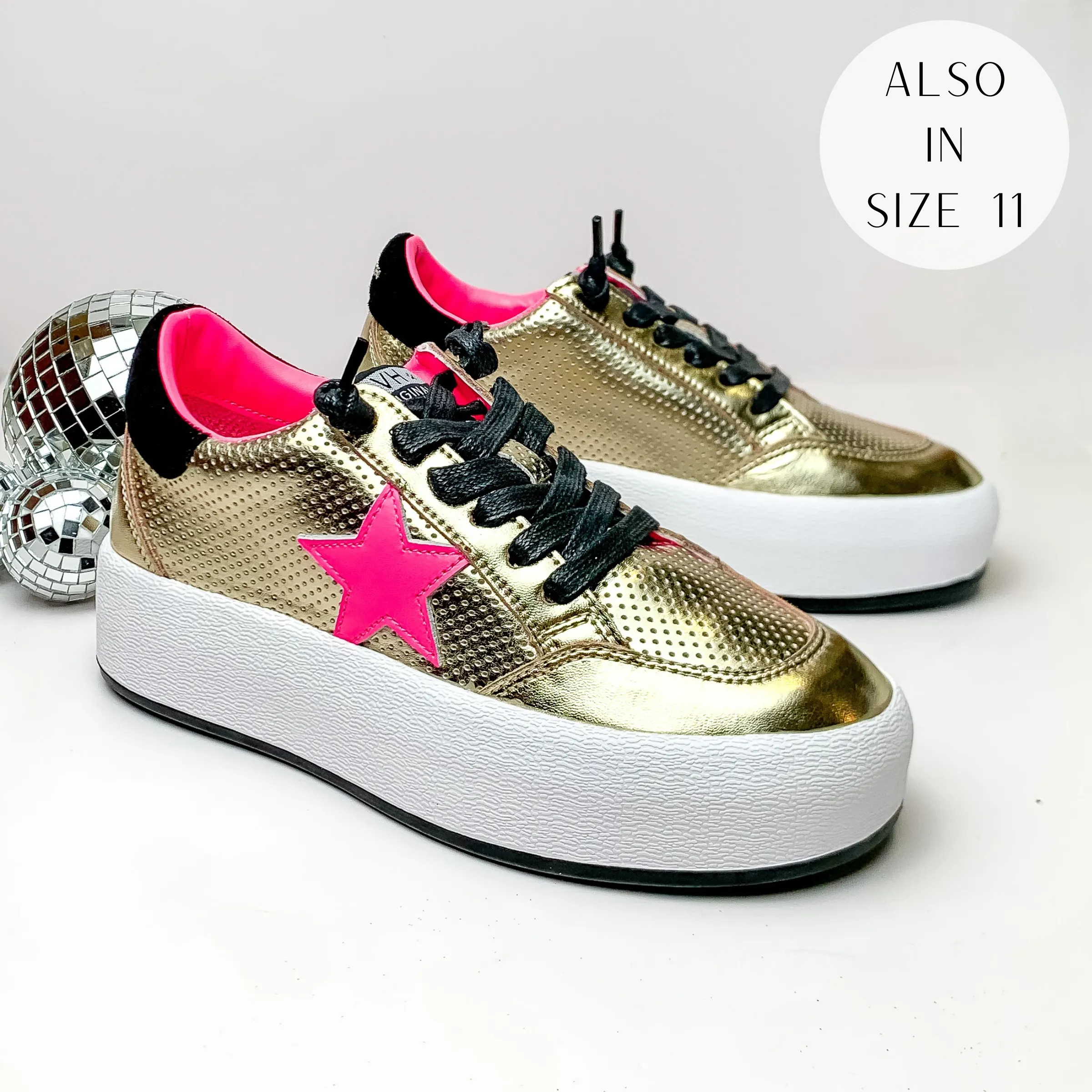 Vintage Havana | Balance Sneakers in Washed Gold