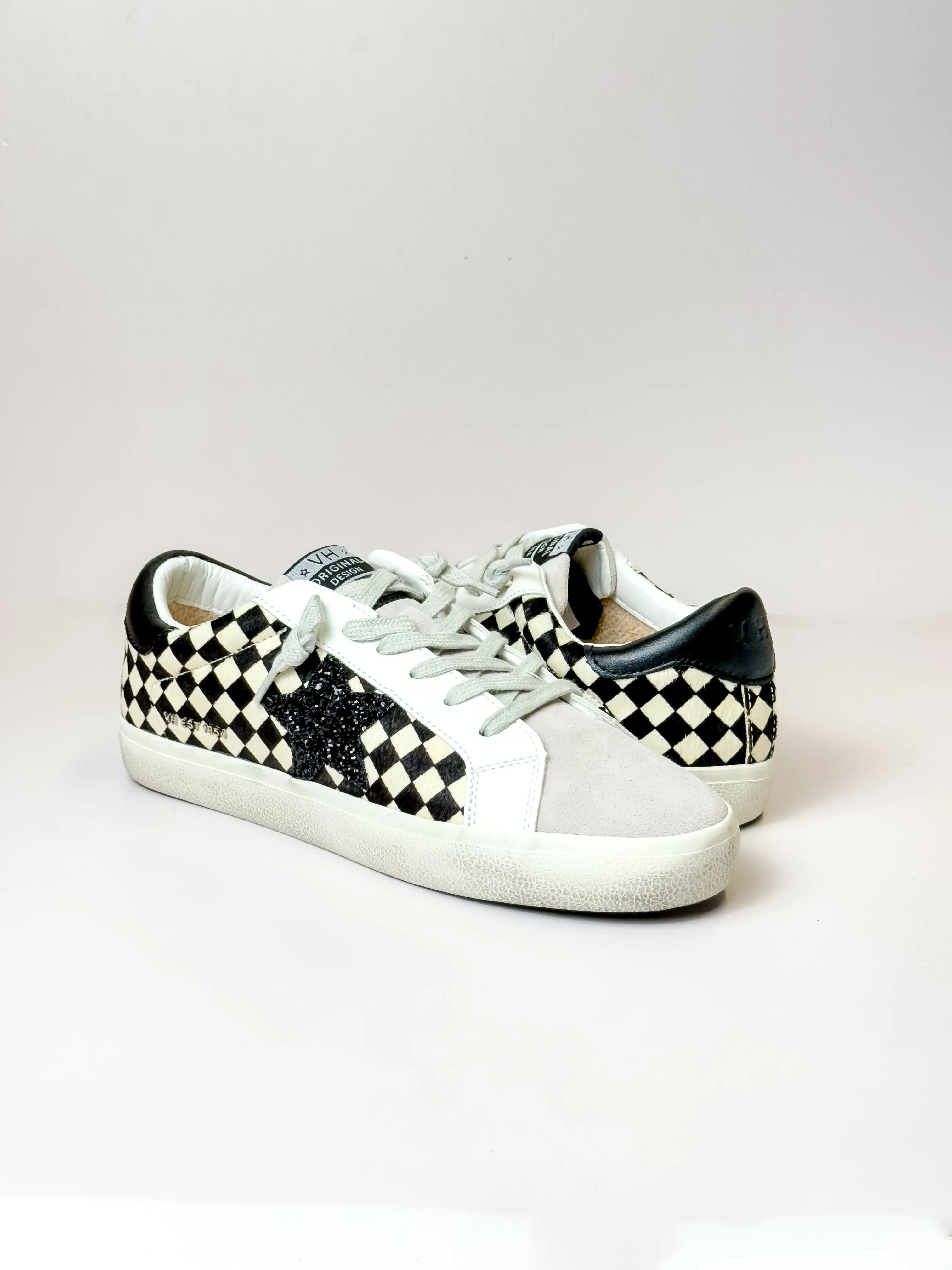 Vintage Havana | Flair 15 Sneakers in Checkered Multi