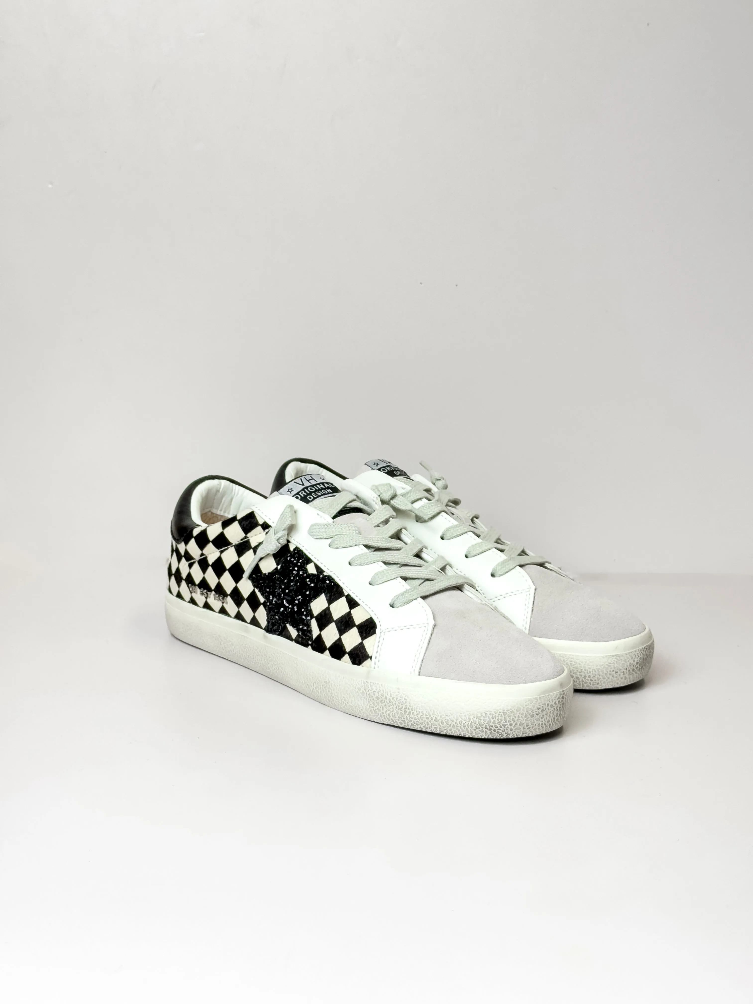 Vintage Havana | Flair 15 Sneakers in Checkered Multi