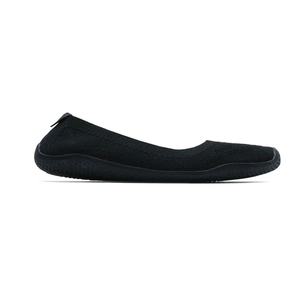 Vivobarefoot Primus Asana Yin Ballerina Knit (Womens) - Obsidian