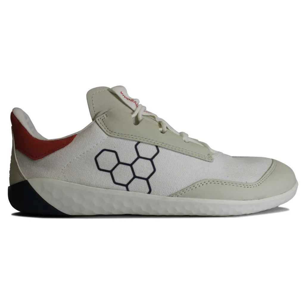 Vivobarefoot Womens Trainers Geo Shell Lace-Up Low-Top Leather Textile - UK 8