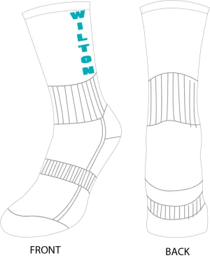 WILTON NETBALL (COMPULSORY) - Playing Crew Socks