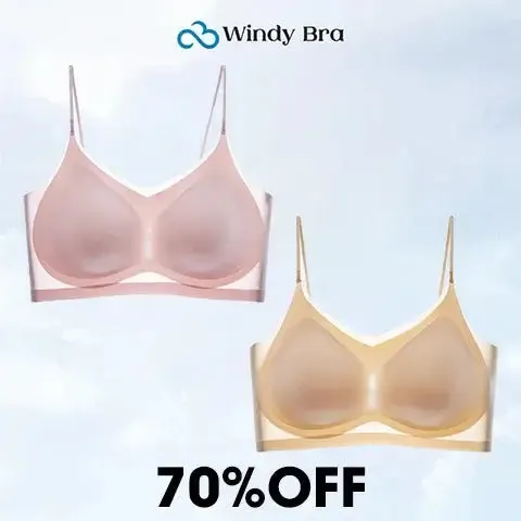 🔥WindyBra - LAST DAY 70% 🔥Seamless Ultra-thin Plus Size Ice Silk Comfort Bra