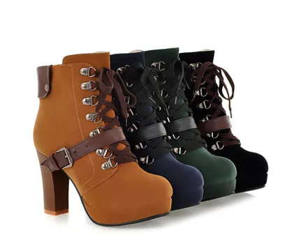 Women Pointed High-Heeled Martin Boots AD10242