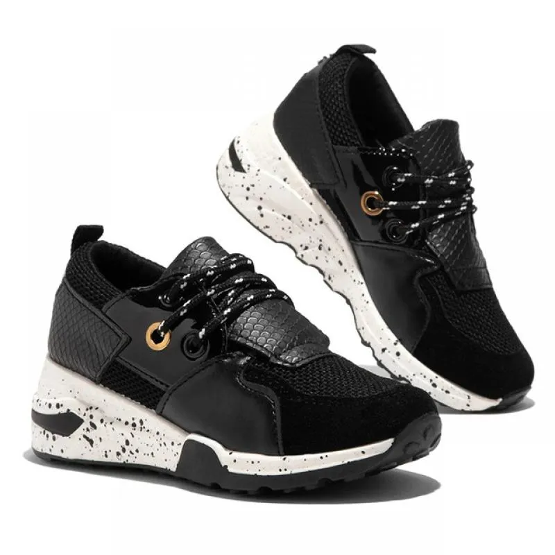 Women Sneakers Lace-Up Platform Sports Shoes for Women Breathable Ladies Sneakers Leopard Print Women&#39;s Vulcanize Shoes