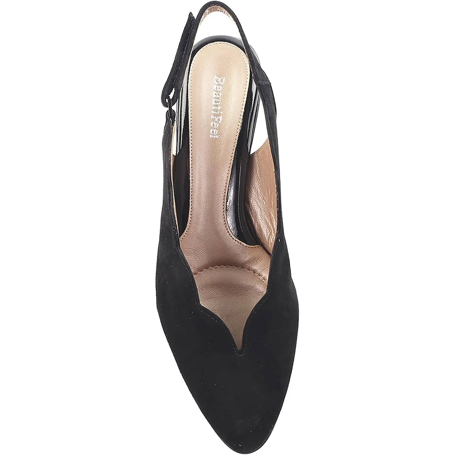 Women's BeautiFeel Leah Black Suede