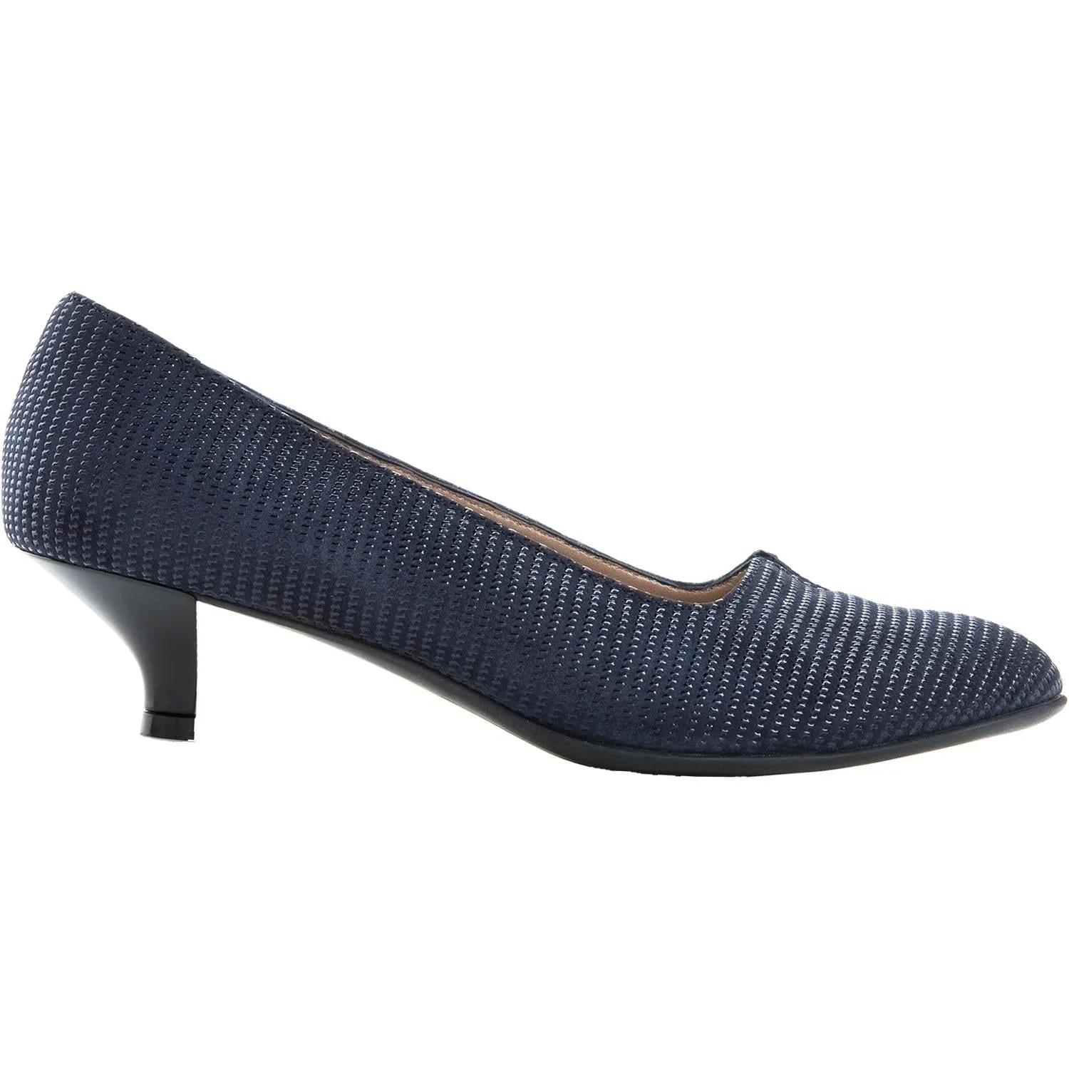 Women's BeautiFeel Mystique Navy Linear 3D Print Suede